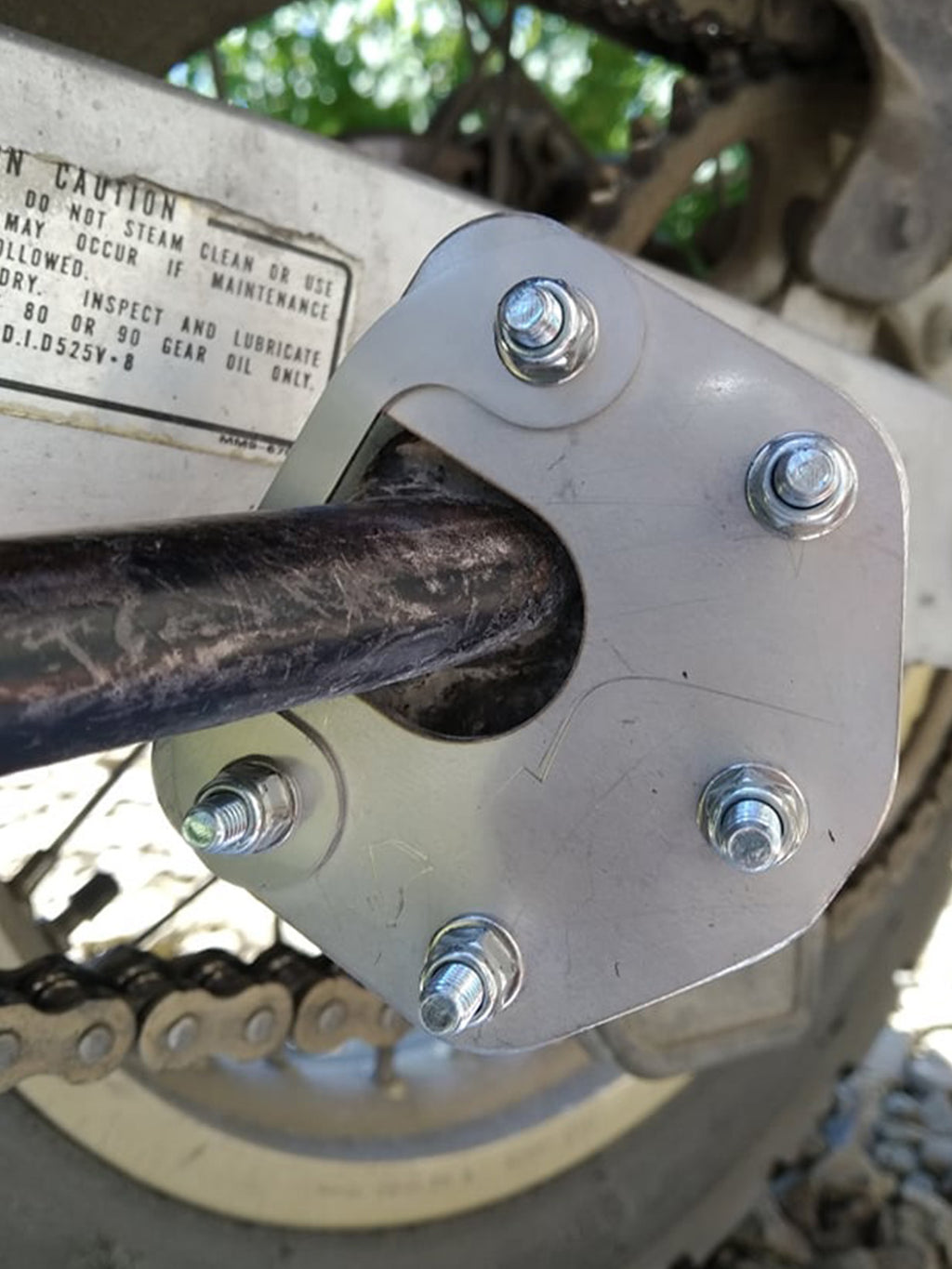 Honda Transalp 600/650/700 – Estensione cavalletto laterale