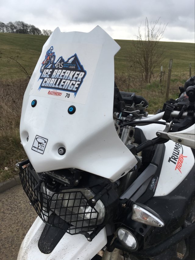 TRIUMPH XC 800  – cupolino rally