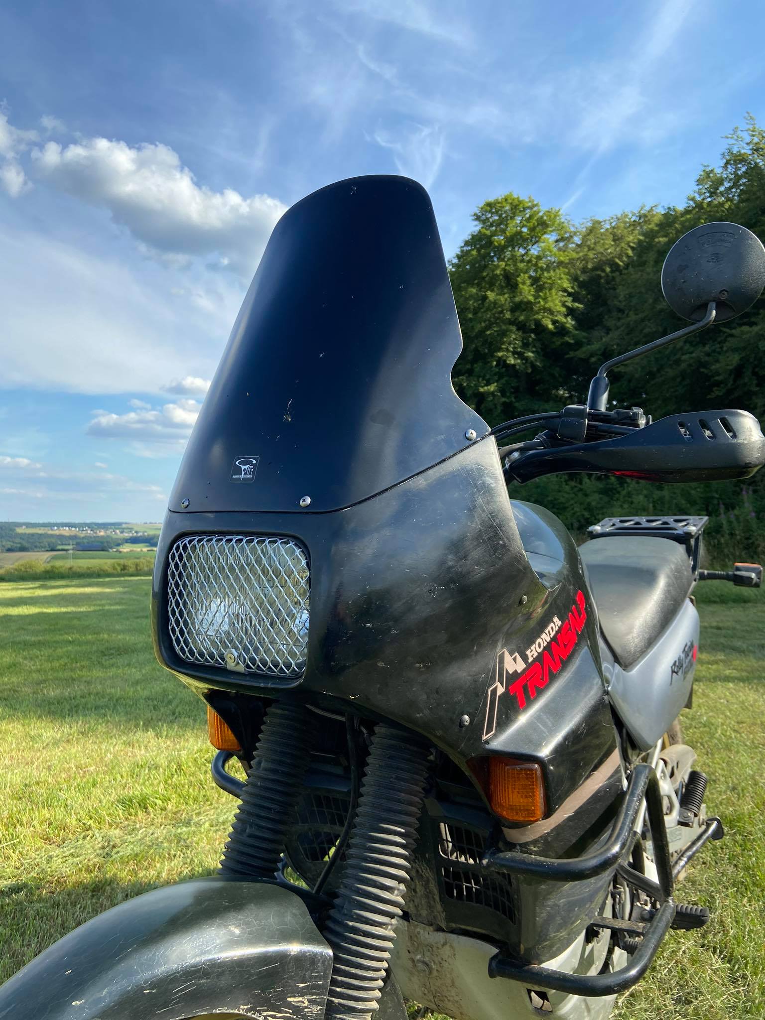 HONDA TRANSALP XL 600  V 87' - 93'  Griglia protezione faro