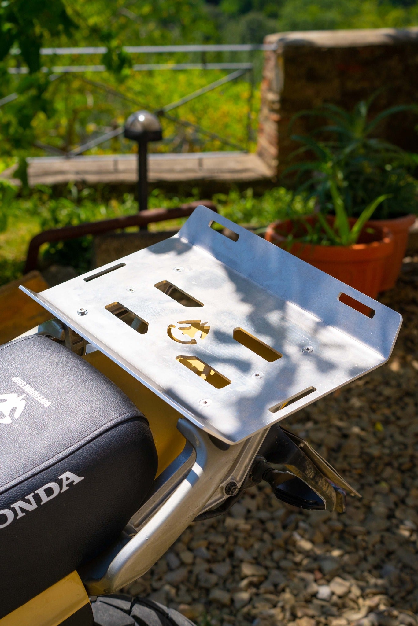 Honda Transalp XL 650 V ’00 –’06 – Piastra portapacchi per borsa Morbida