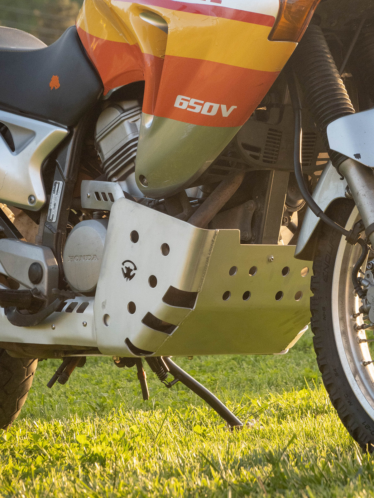 Honda Transalp XL 650 V ’00–’06 – Paracoppa 4 mm in Alluminio e Protezione Motore