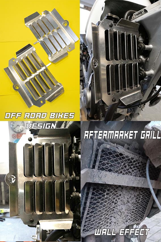 Honda Transalp XL 600 V ’87–’99 – Griglie radiatore rally