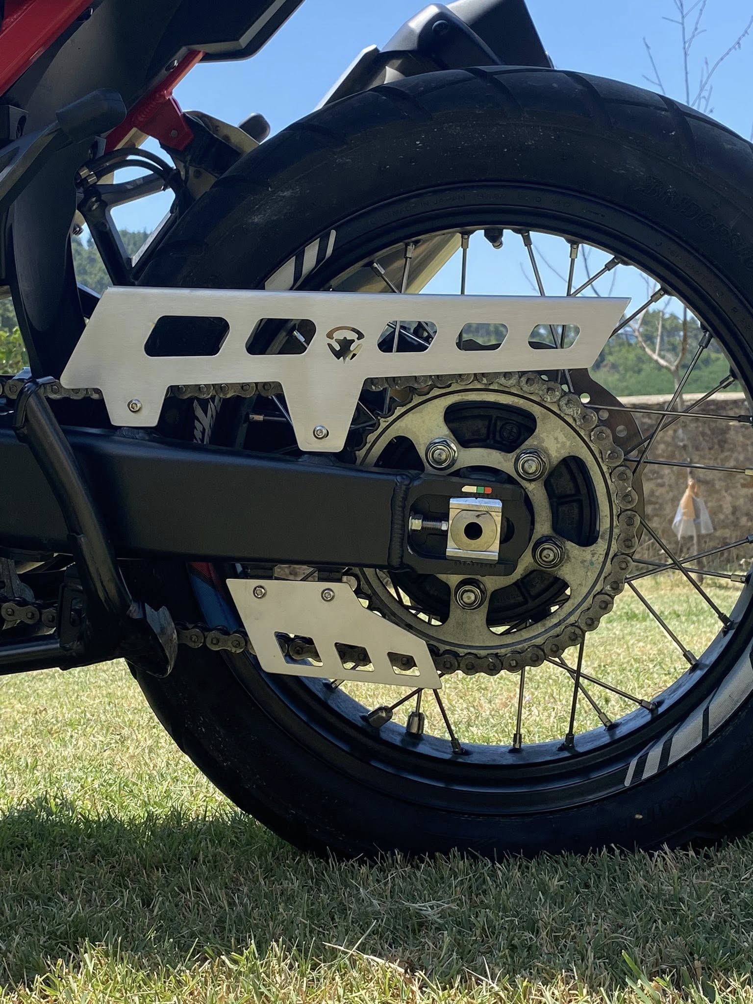 TRANSALP 750 / AFRICA TWIN 1100 Carter catena e guida catena