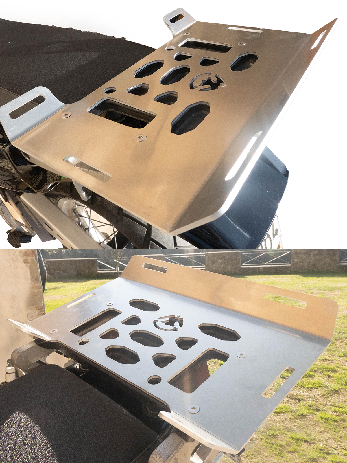 Kawasaki KLE 500 ’91–’07 – Piastra porta pacchi per borsa morbida