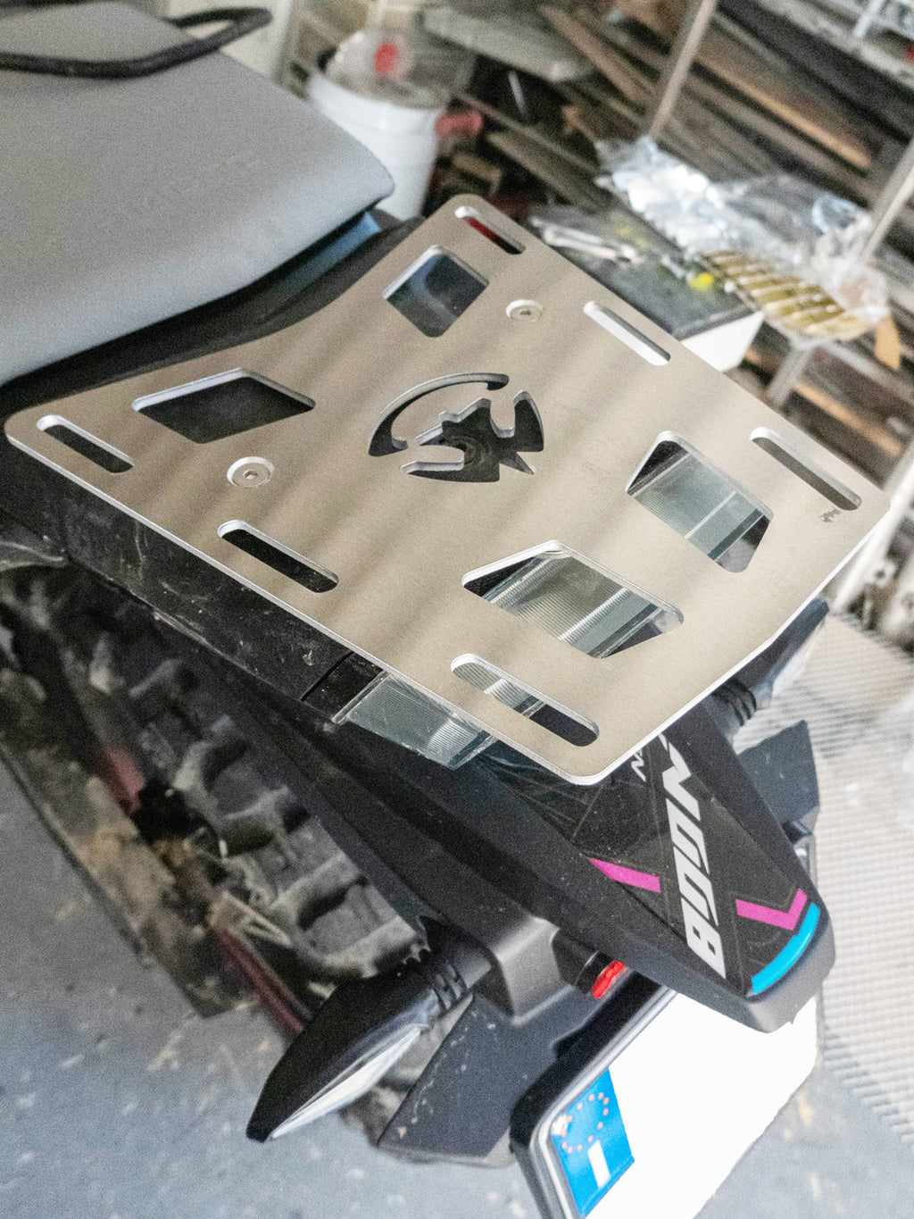 CFMOTO 800 MTX – Piastra Porta Pacchi Rally Mini 4 mm | Mini Luggage Rack