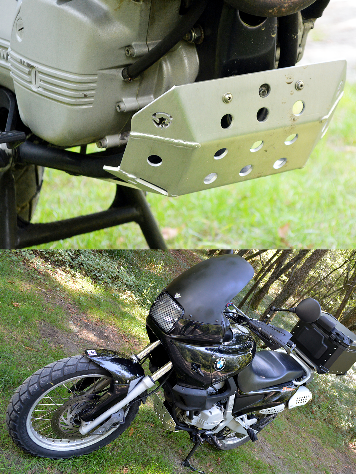 BMW F650 Funduro ’93–’00 – Paracoppa 4 mm in Alluminio saldato TIG