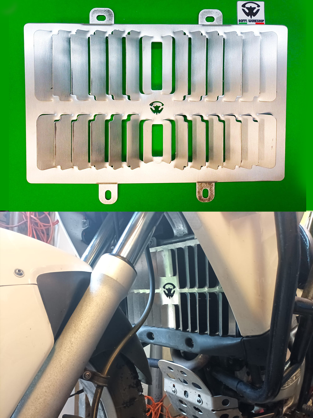 BMW F650 Funduro ’93–’00 – Griglia radiatore rally