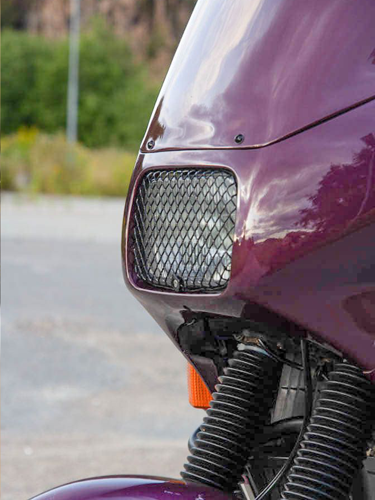 HONDA TRANSALP XL 600  V 87' - 93'  Griglia protezione faro