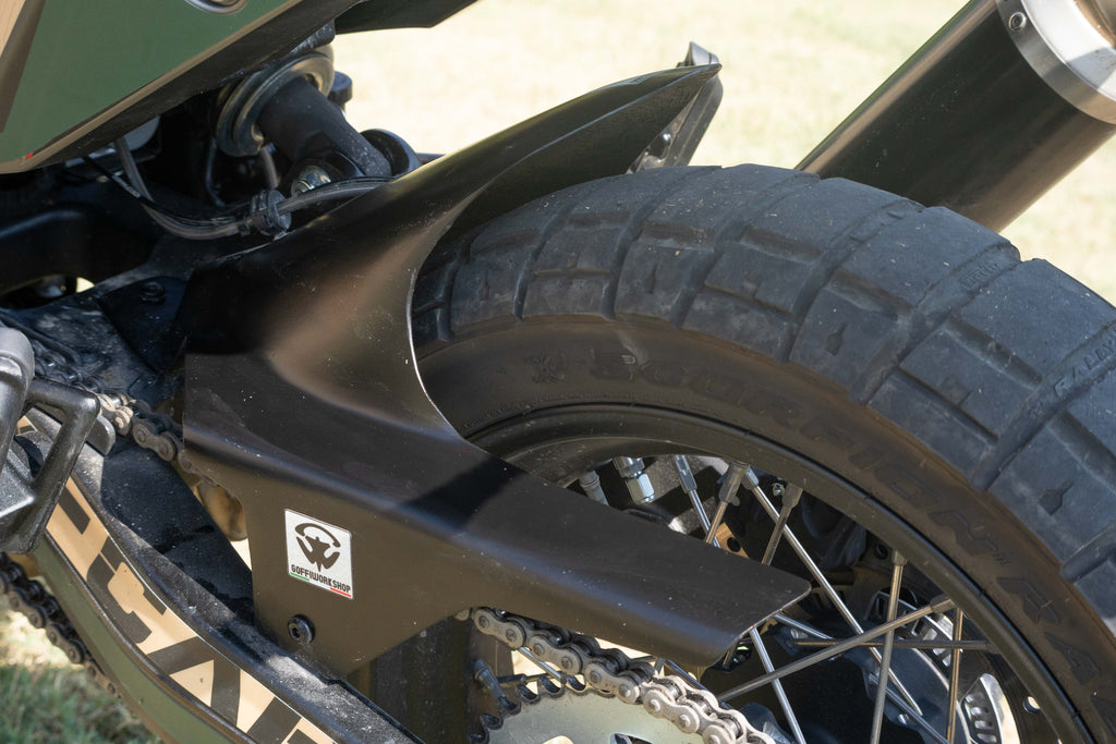 MORINI X CAPE 650 Parafango POSTERIORE RIALZATO