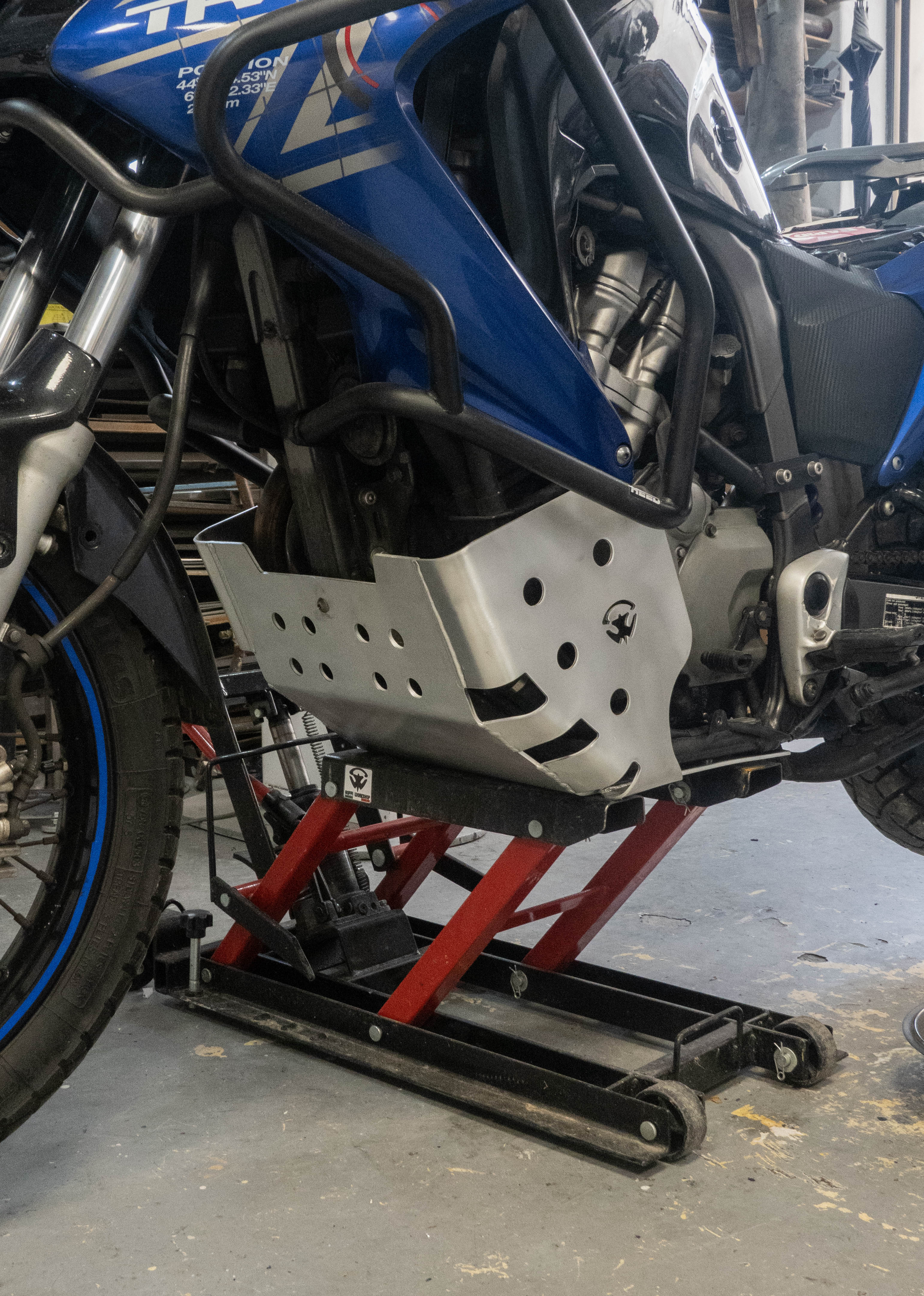 Honda Transalp XL 700  V – Paracoppa 4 mm in Alluminio