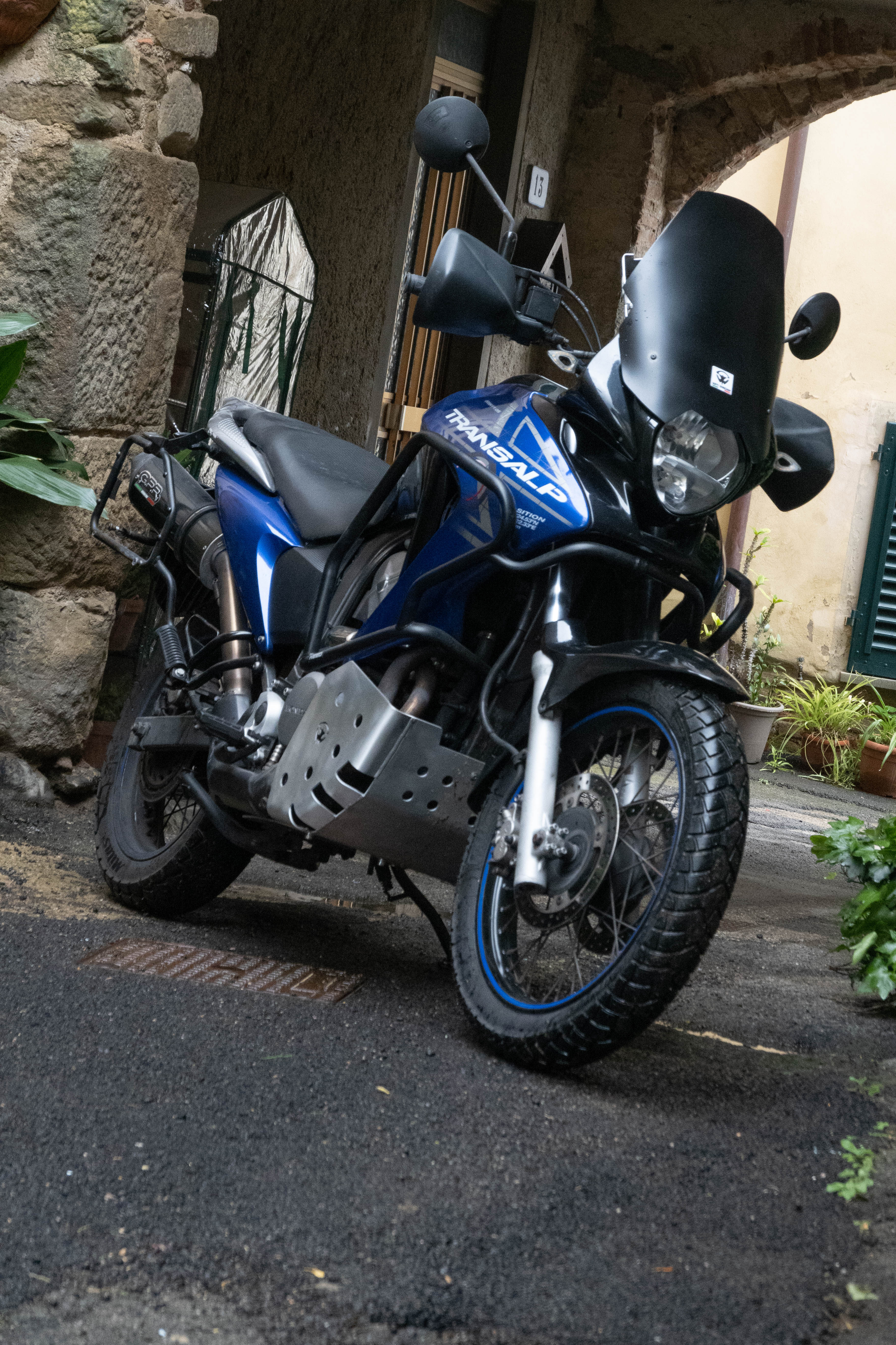 Honda Transalp XL 700  V – Paracoppa 4 mm in Alluminio