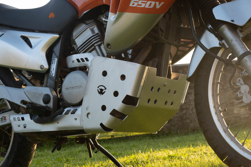 Honda Transalp XL 650 V ’00–’06 – Paracoppa 4 mm in Alluminio e Protezione Motore