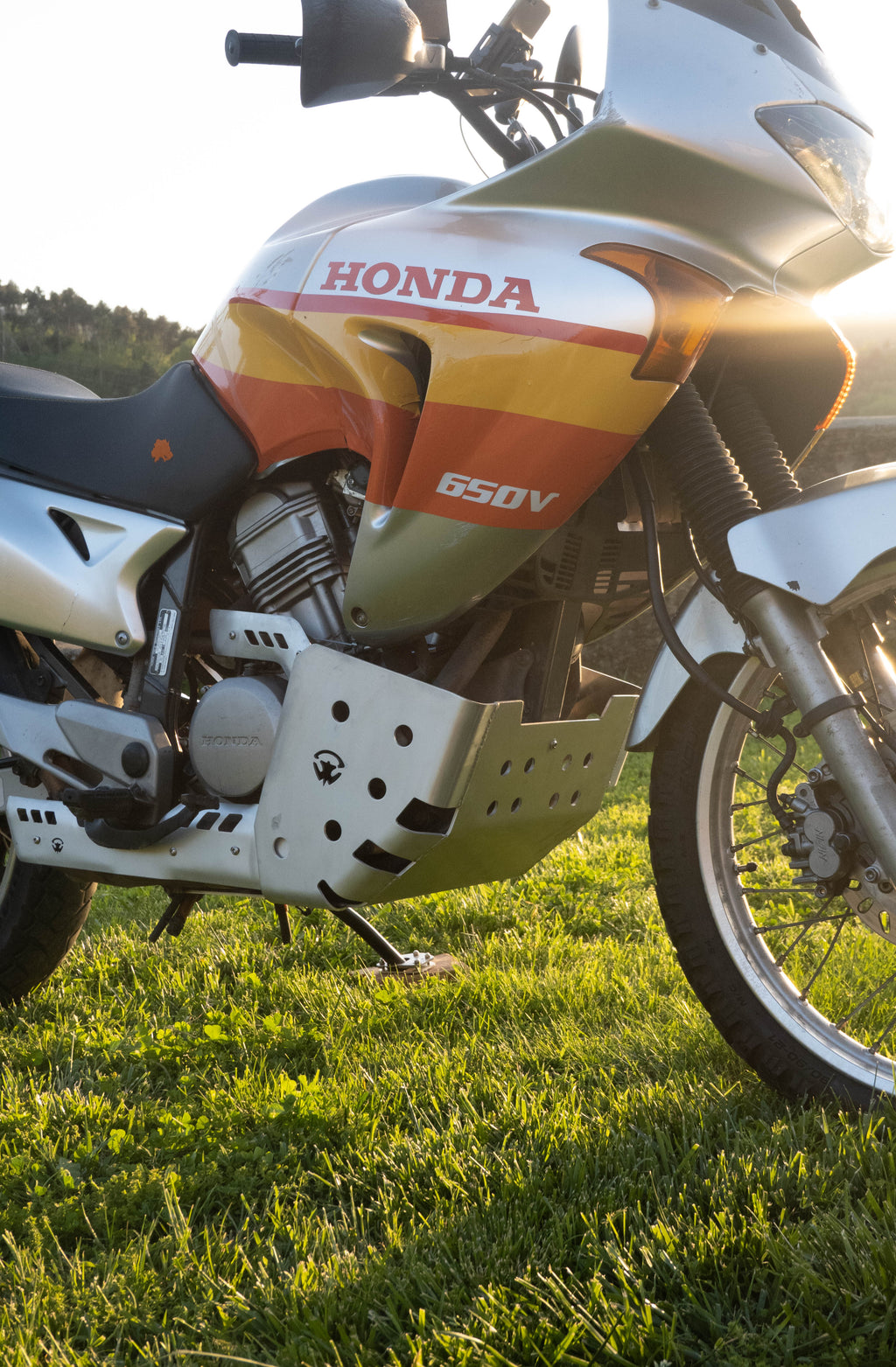 Honda Transalp XL 650 V ’00–’06 – Paracoppa 4 mm in Alluminio e Protezione Motore