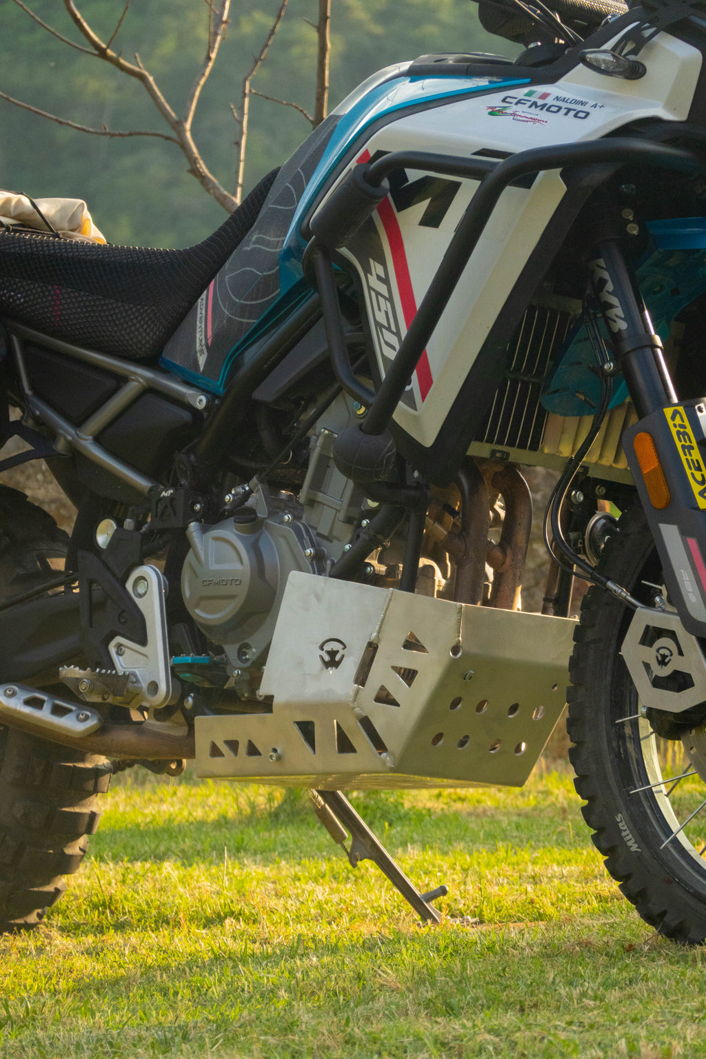 CF MOTO 450 MT – parcoppa 4 mm alluminio – protezione motore