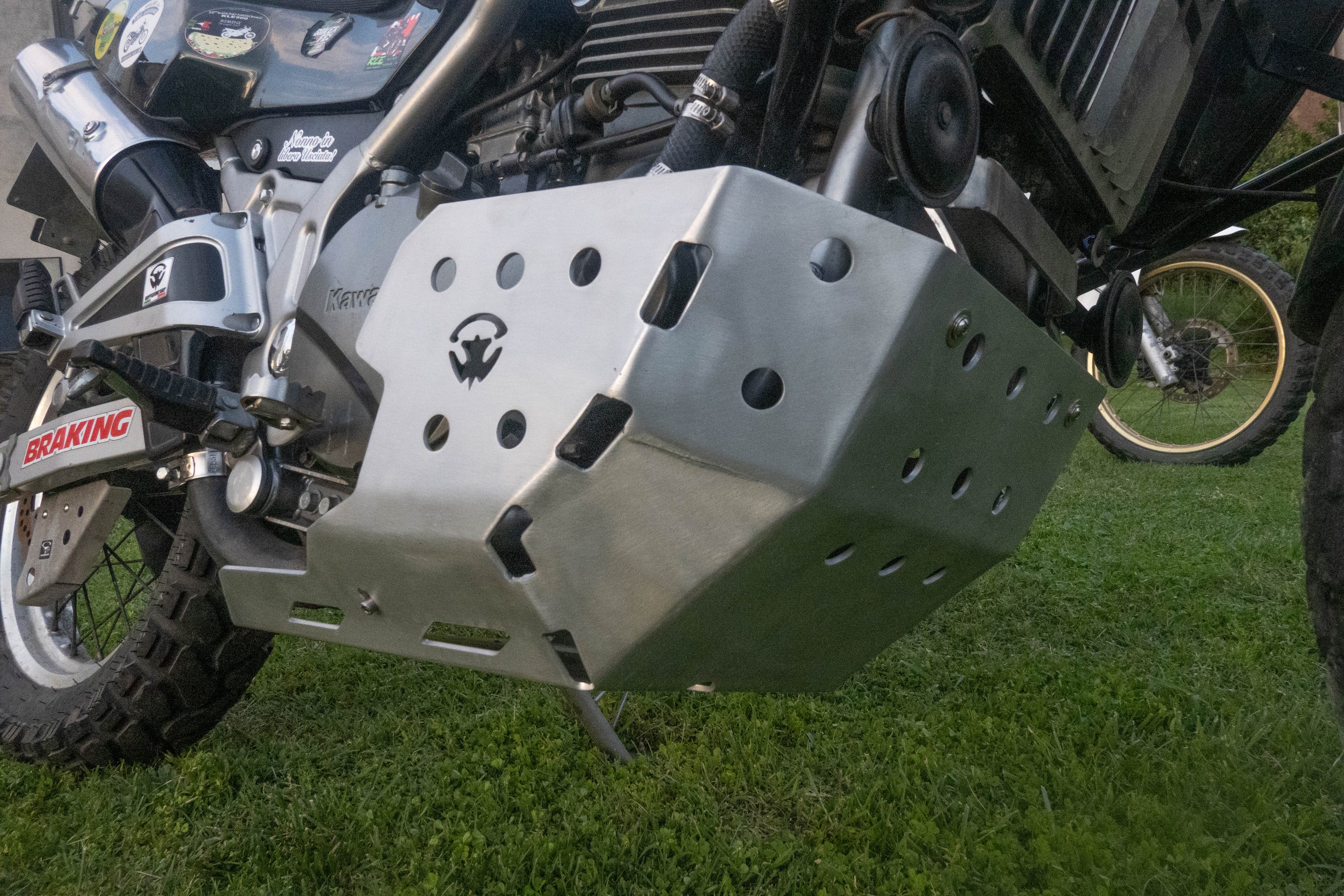 Kawasaki KLE 500 ’91–’07 – Paracoppa 4 mm alluminio - protezione motore
