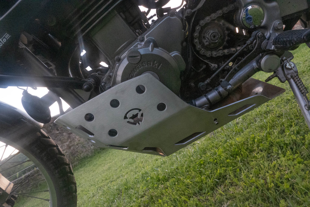 Kawasaki KLE 500 ’91–’07 – Paracoppa 4 mm alluminio - protezione motore