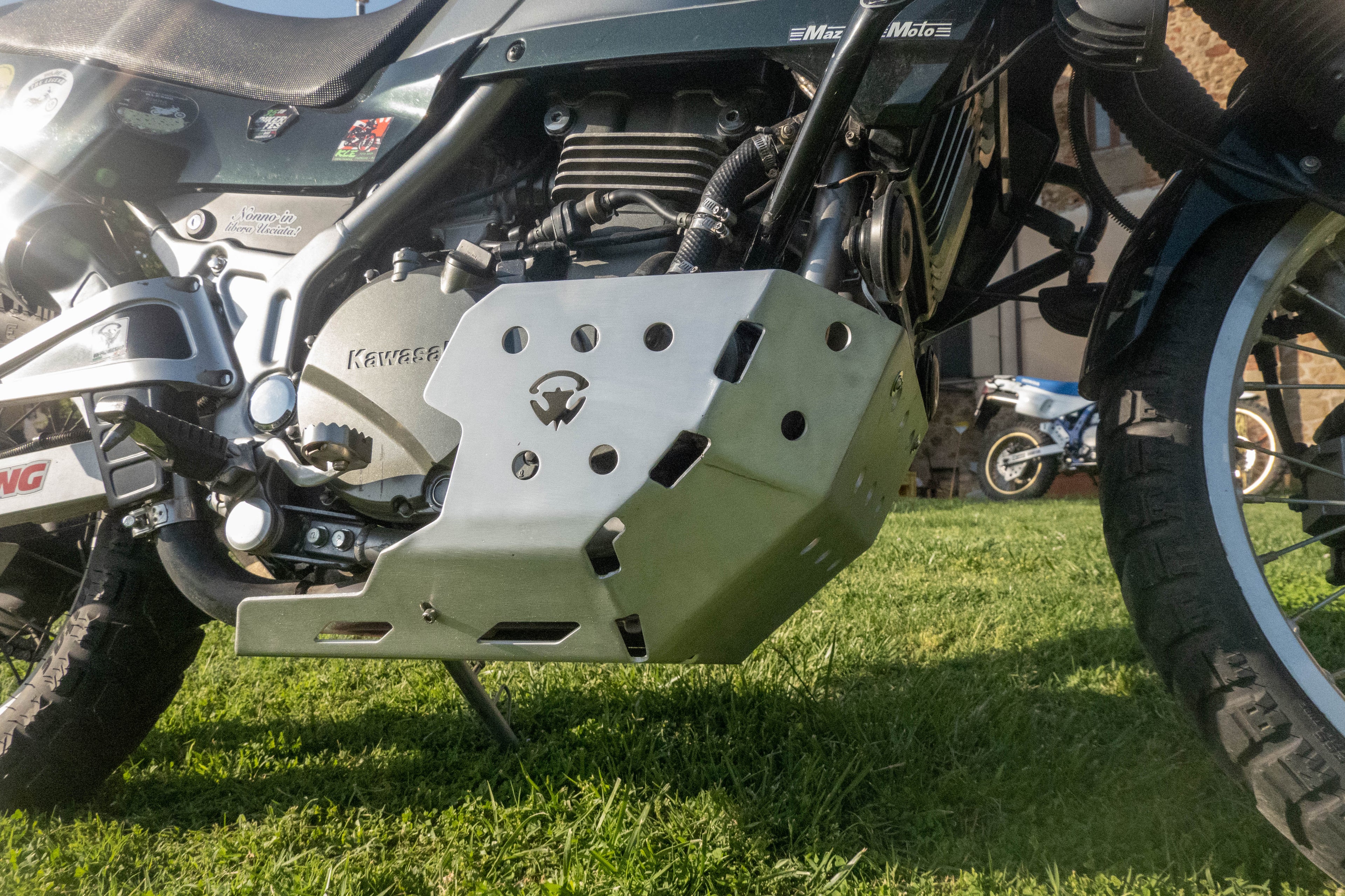 Kawasaki KLE 500 ’91–’07 – Paracoppa 4 mm alluminio - protezione motore