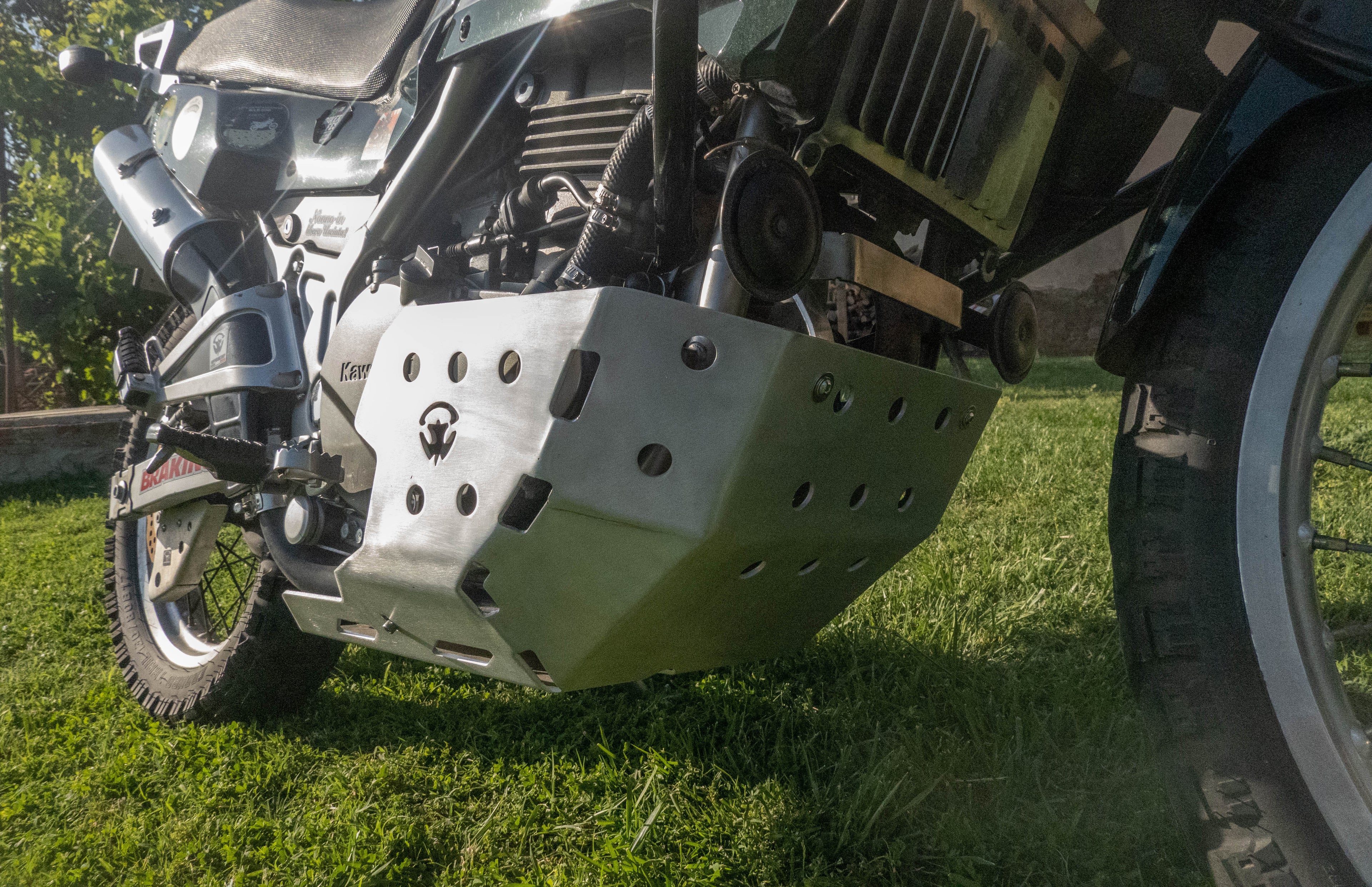 Kawasaki KLE 500 ’91–’07 – Paracoppa 4 mm alluminio - protezione motore