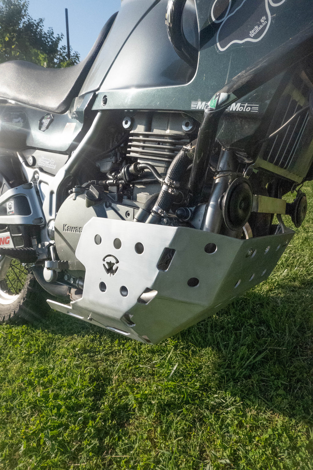 Kawasaki KLE 500 ’91–’07 – Paracoppa 4 mm alluminio - protezione motore