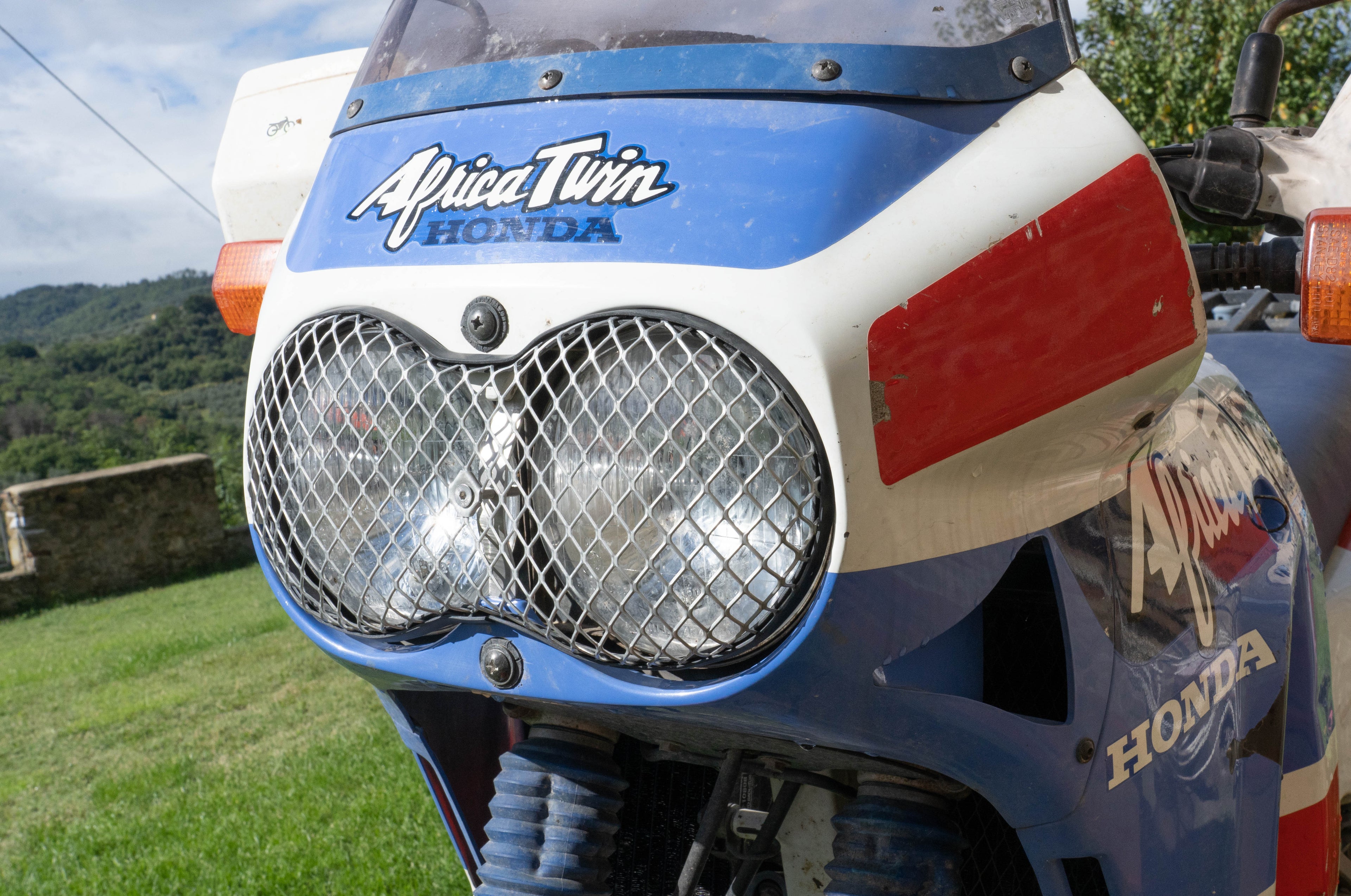 Honda Africa Twin XRV 650 RD03 ’88 –’89 – Griglia Protezione Faro