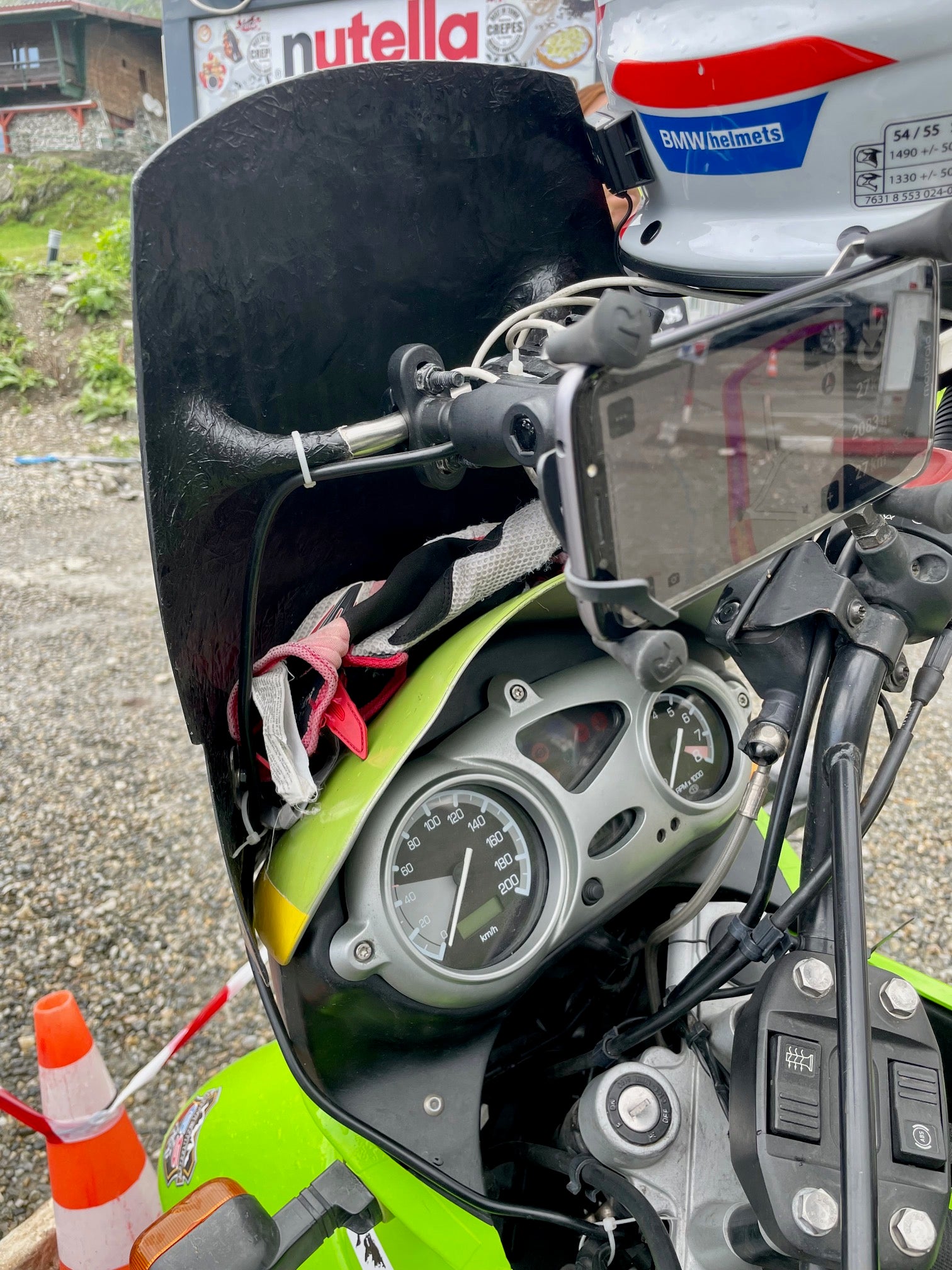 Bmw f650 gs 00 - 03 cupolino rally ( tre fori )