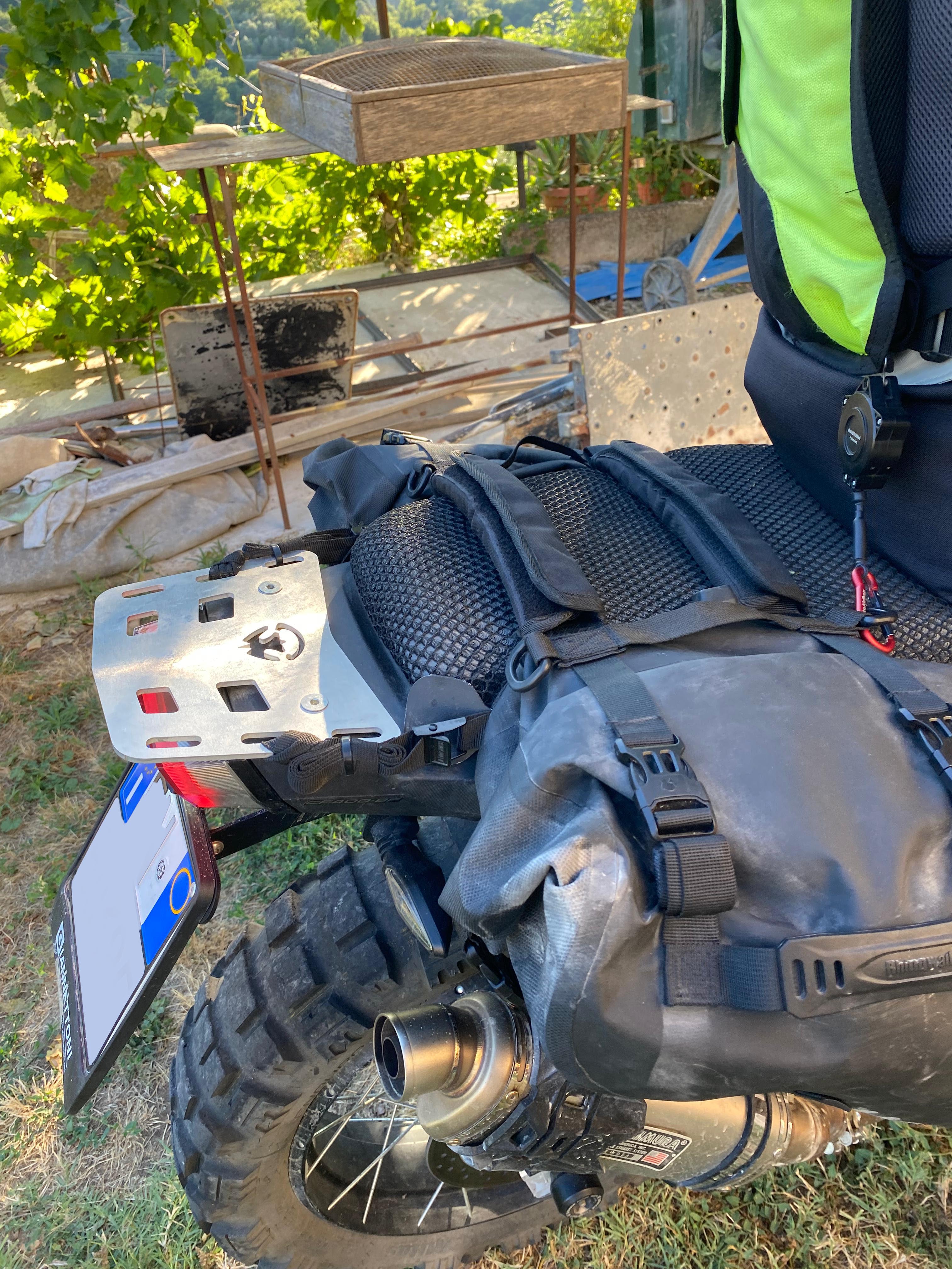 CF MOTO 450 MT – piastra porta pacchi rally mini