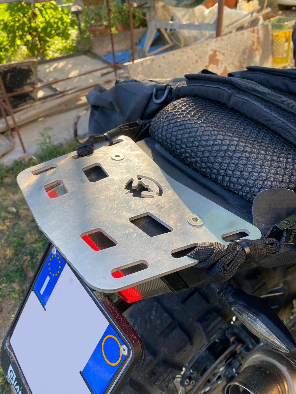 CF MOTO 450 MT – piastra porta pacchi rally mini