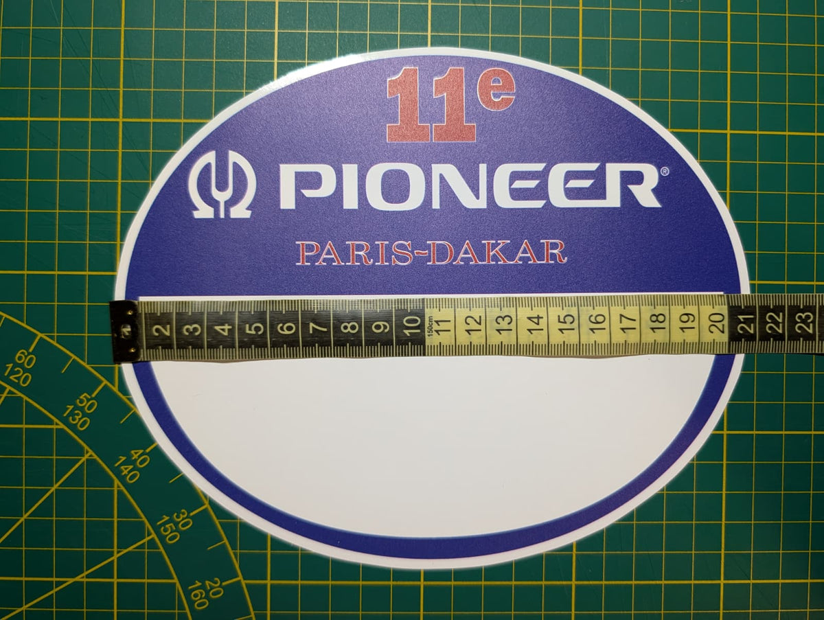 Sticker Tabella porta numero Pioneer