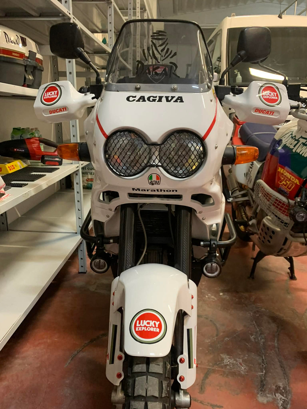 Cagiva Elefant - Griglia faro