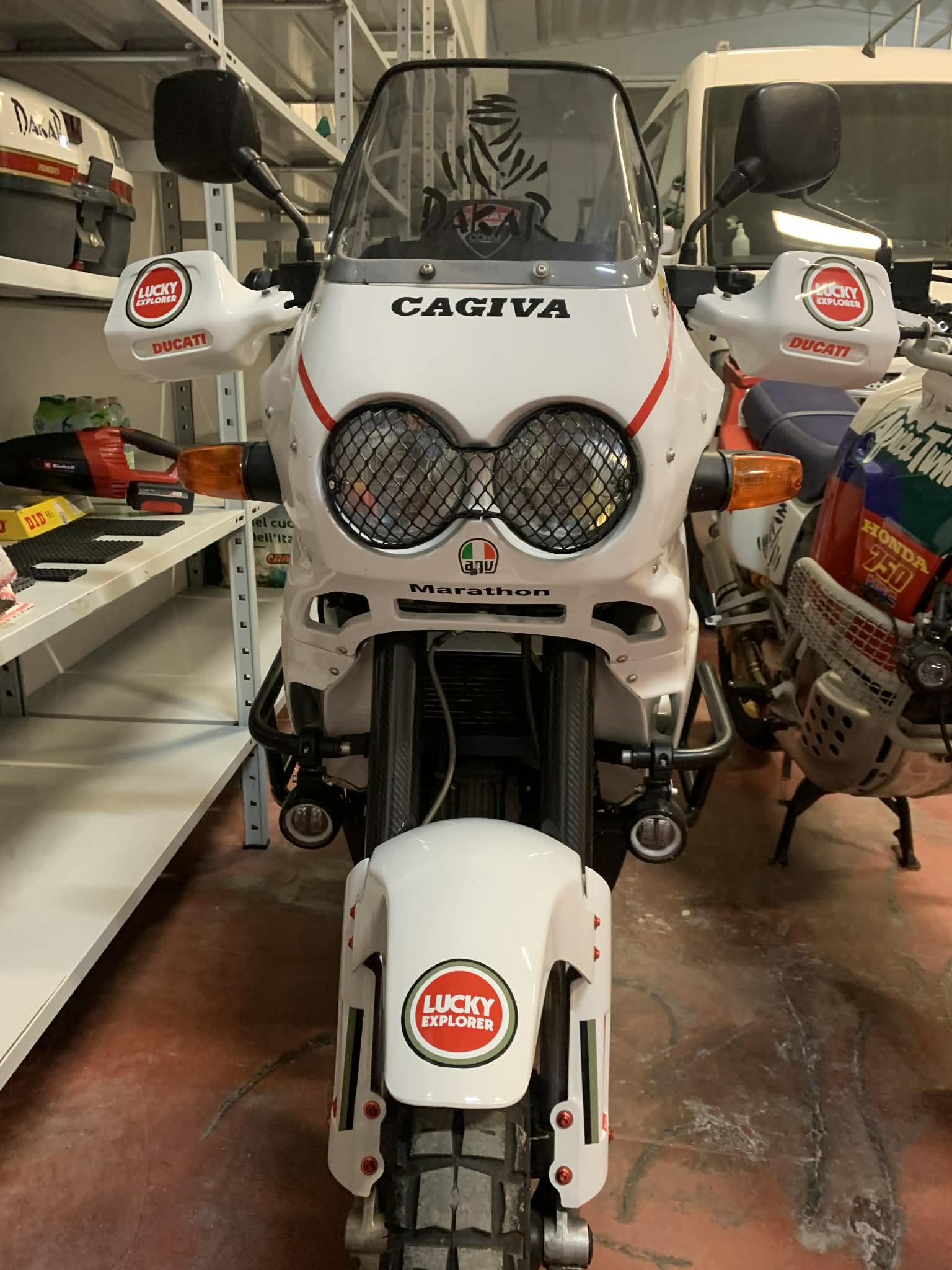 Cagiva Elefant - Griglia faro
