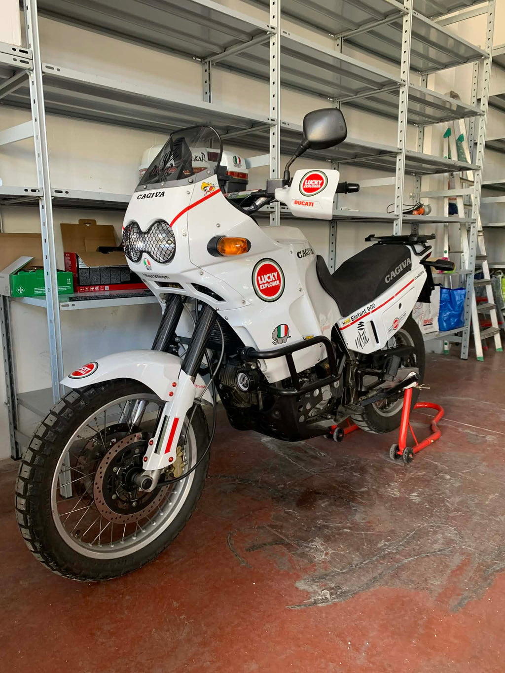 Cagiva Elefant - Griglia faro