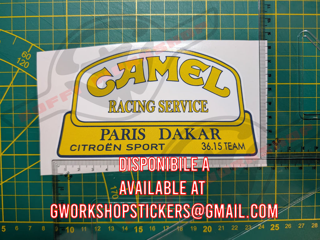 Stickers Dakar Retro Plates