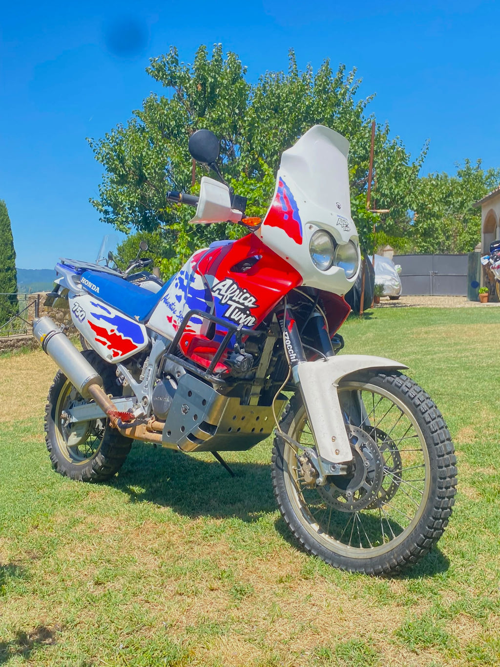 Honda Africa Twin XRV 650 / 750  ’88 –’03 – Paracoppa 4 mm alluminio - protezione motore