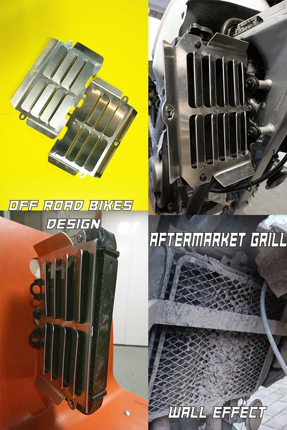 Griglie Radiatore Rally – Honda Africa Twin XRV 650/750 ’88–’03