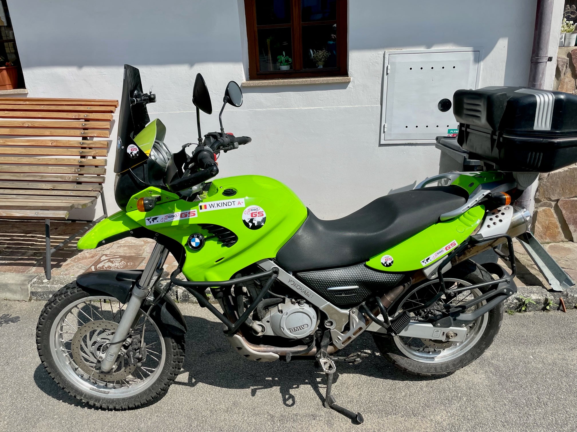 Bmw f650 gs 00 - 03 cupolino rally ( tre fori )