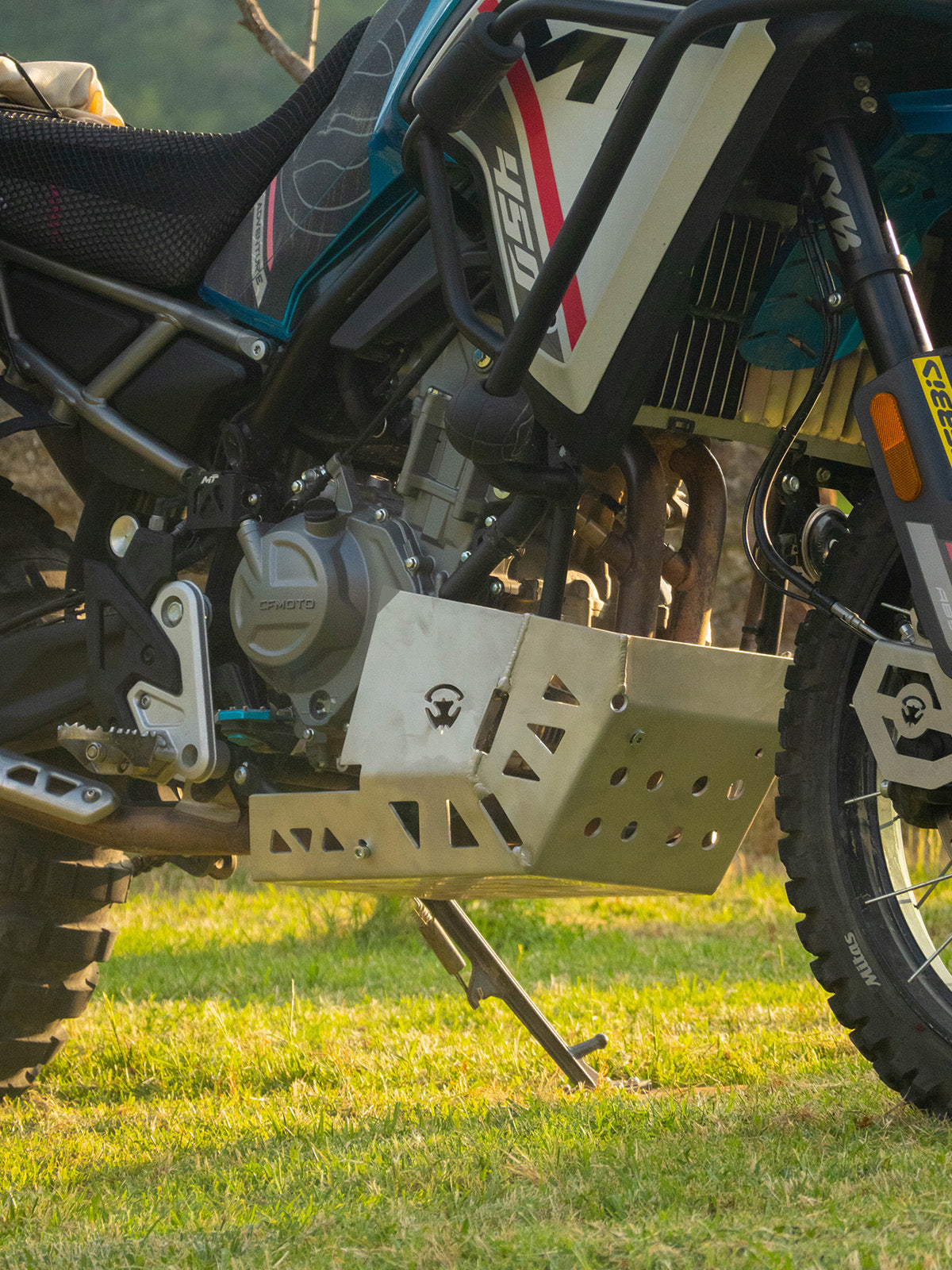 CFMOTO 450MT – Paracoppa Motore in Alluminio 4 mm | Engine Skid Plate