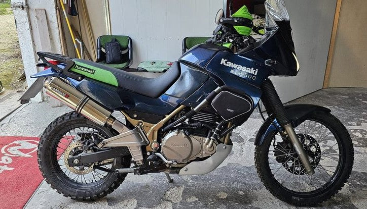 Kawasaki KLE 500 ’93–’07 – Porta Targa in Alluminio 3 mm