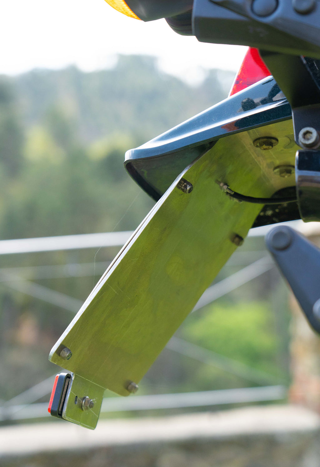 Kawasaki KLE 500 ’93–’07 – Porta Targa in Alluminio 3 mm