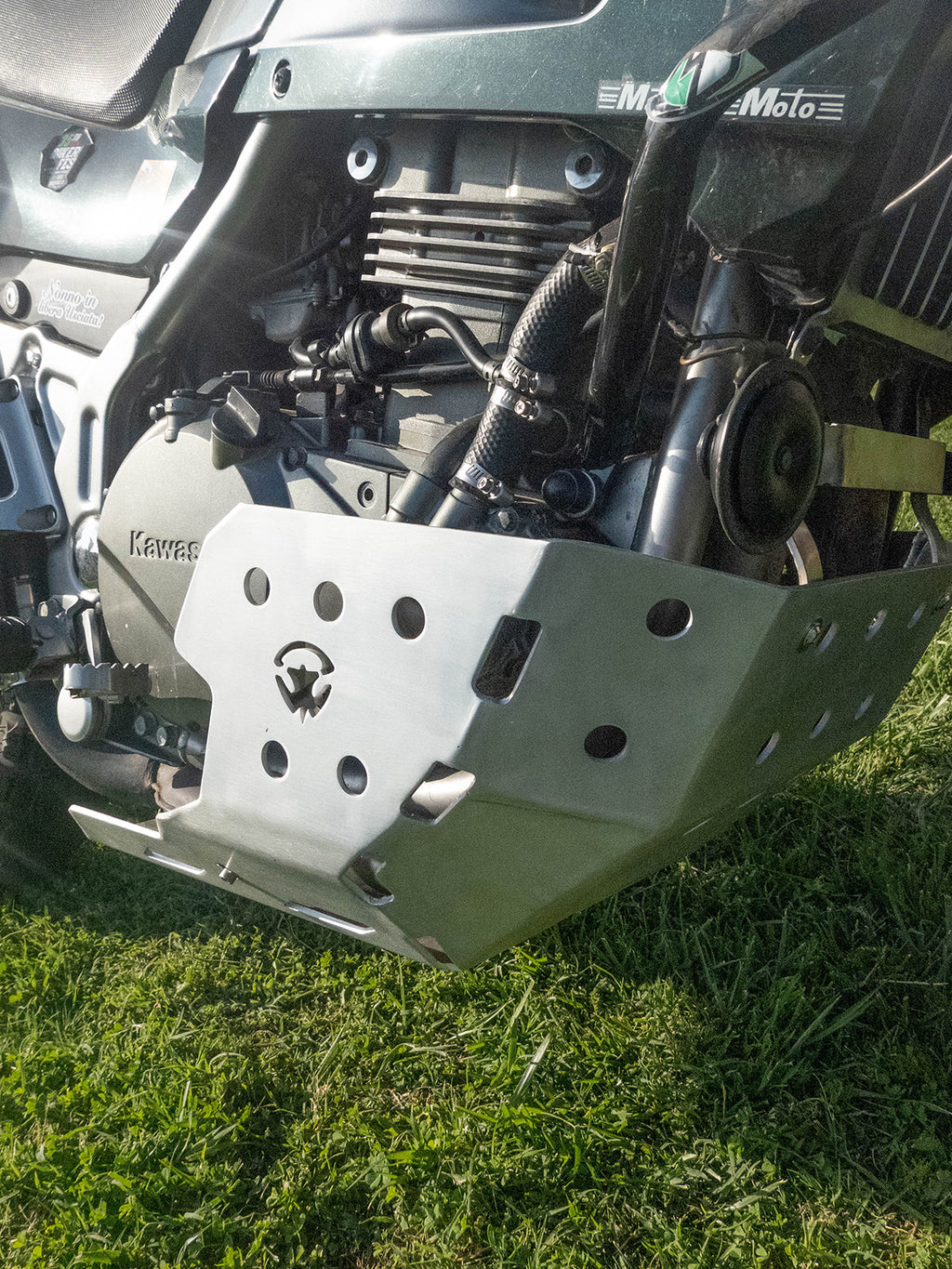Kawasaki KLE 500 ’91–’07 – Paracoppa 4 mm alluminio - protezione motore