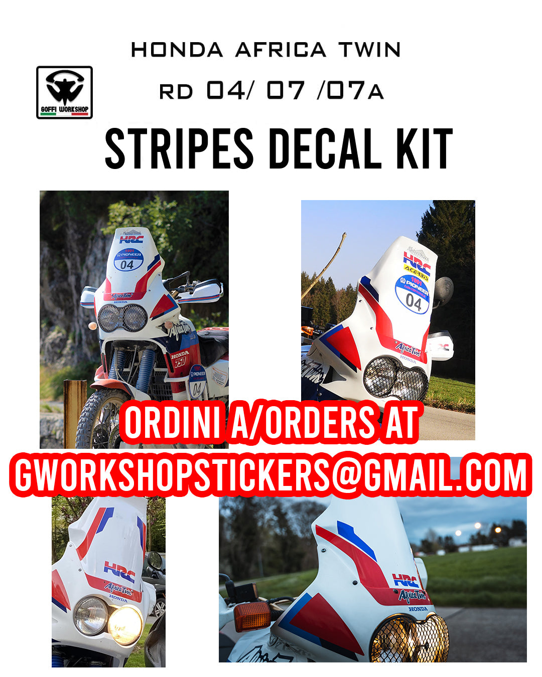 Sticker Stripes HRC Rd04 Rd07 Rd07a