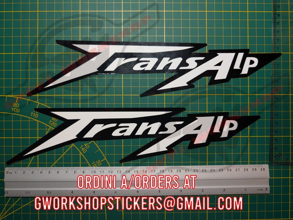 Sticker Transalp logo Africa Twin Style